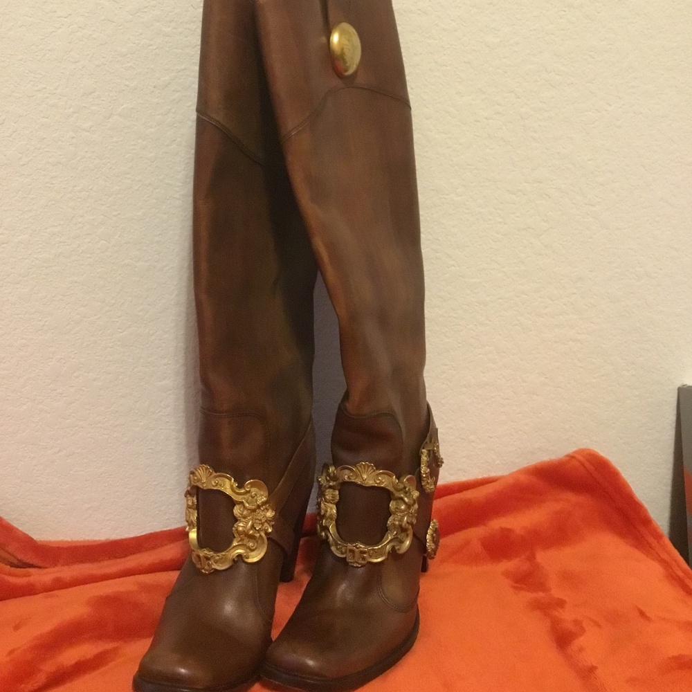 Dolce & Gabana vintage leather boots